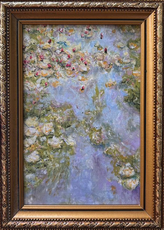 4x6 waterlilies print