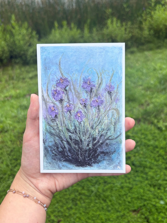 4x6 violets print