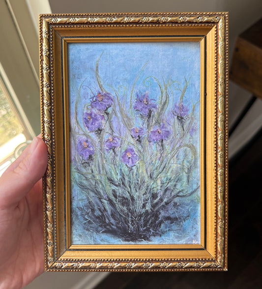 4x6 violets print